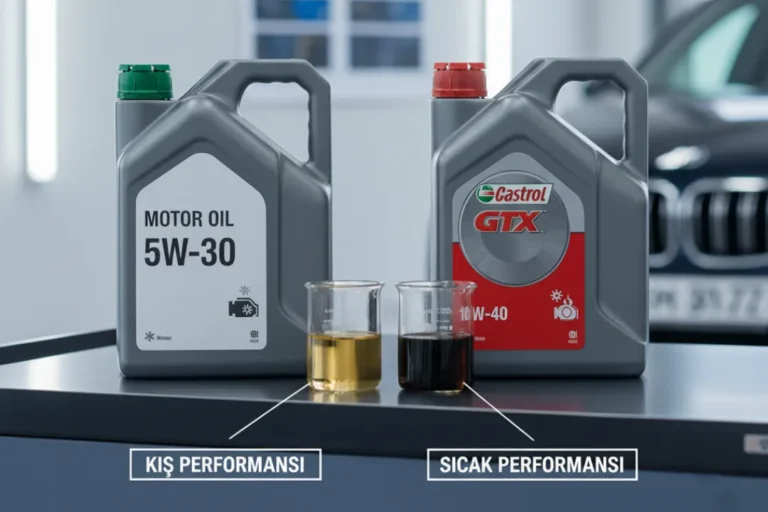 5W-30 ve 10W-40 farkı